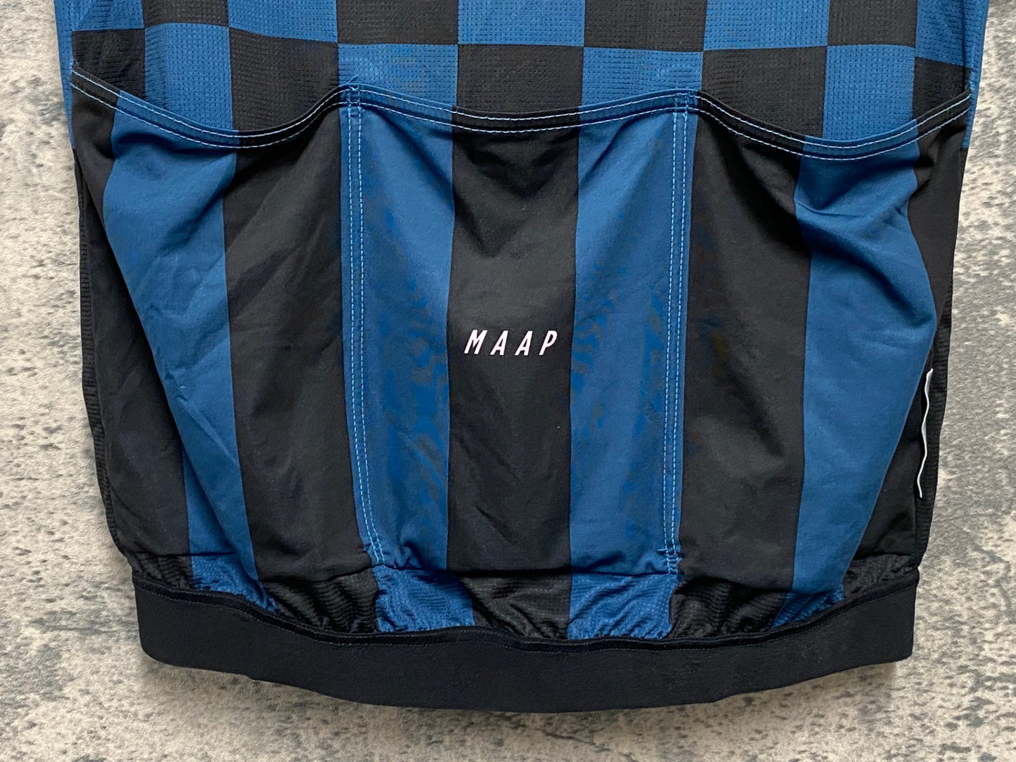 JB387 マープ MAAP PRO FIT JERSEY 半袖 サイクルジャージ 黒 青緑 M