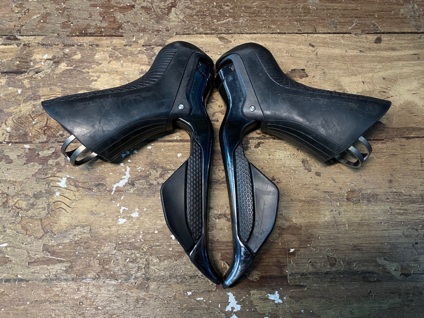 IM837 シマノ SHIMANO デュラエース DURA-ACE ST-R9150 STIレバー 2x11s Di2 電動 動作確認済