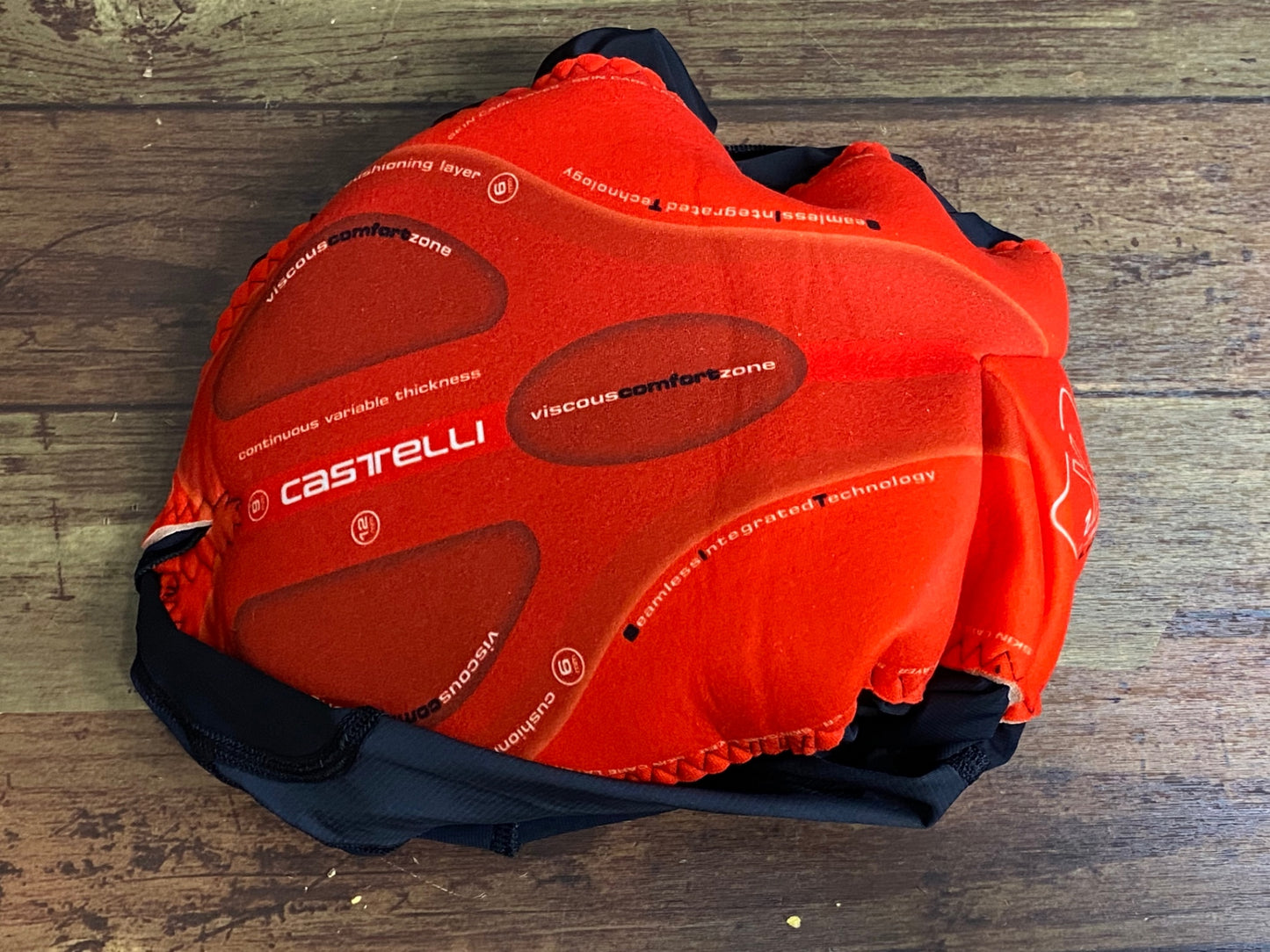 IZ475 カステリ CASTELLI ROSSOCORSA ビブショーツ 黒 S