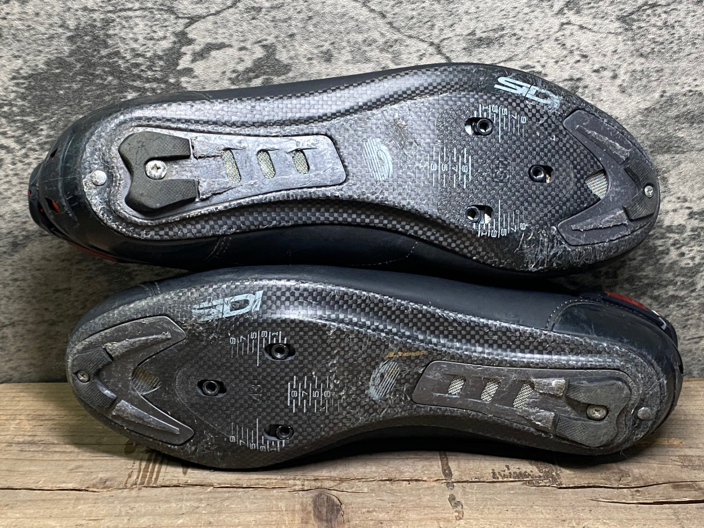 IU307 シディ SIDI shot2 ビンディングシューズ カーボンソール SPD-SL 黒 43.5