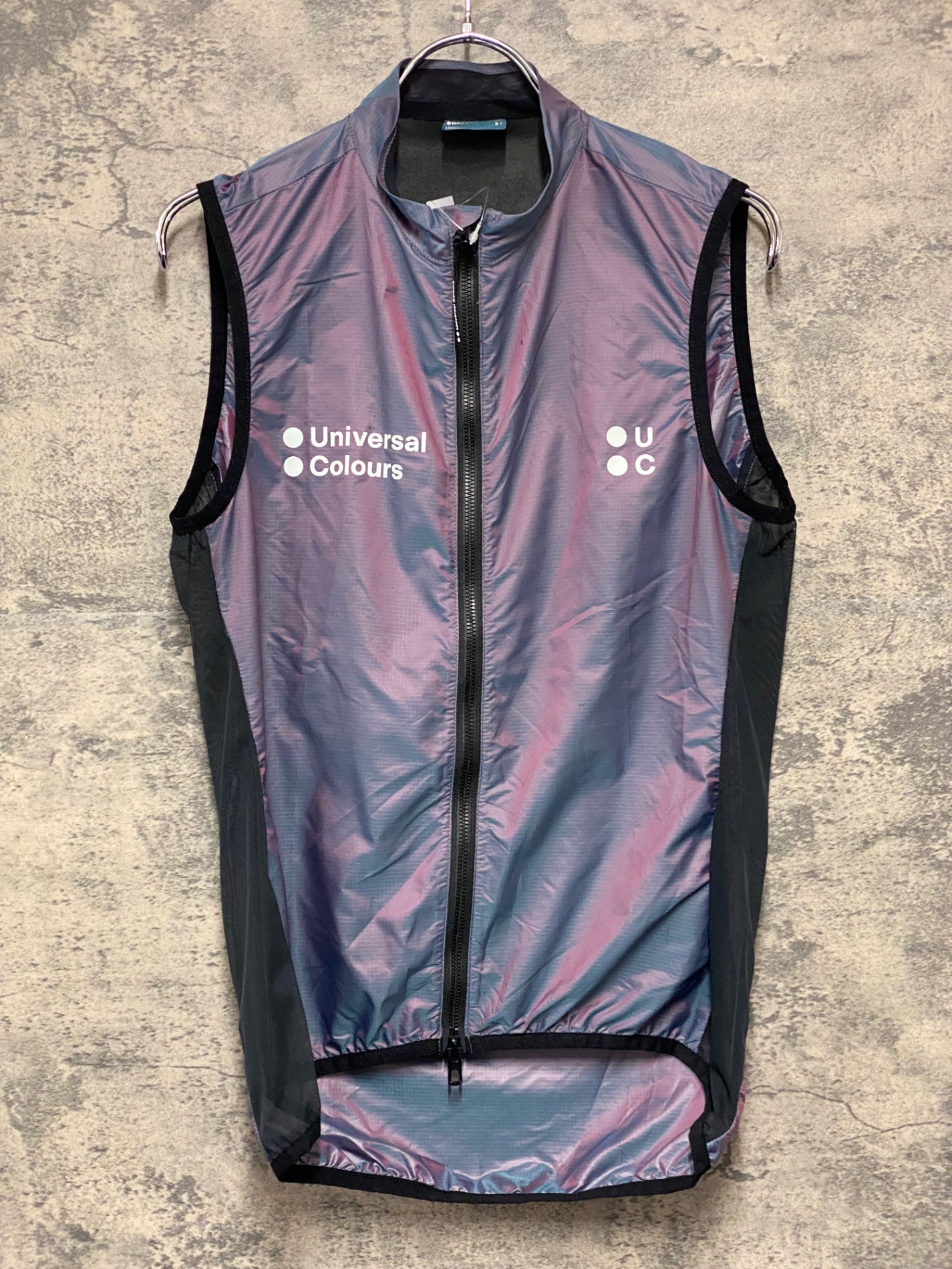 JD988 ユニバーサルカラーズ Universal Colours Spectrum Gilet ジレ サイクルベスト マジョーラ M ※汚れ