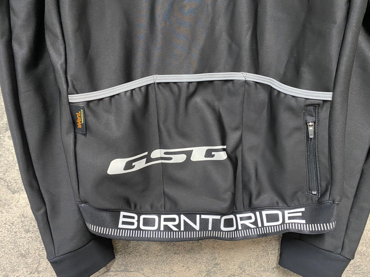JA517 ジェッセージ GSG 長袖 サイクルジャケット 黒 M 裏起毛