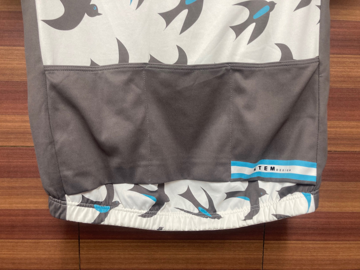 IO883 ステムデザイン STEMDESIGN 半袖 サイクルジャージ 白 M