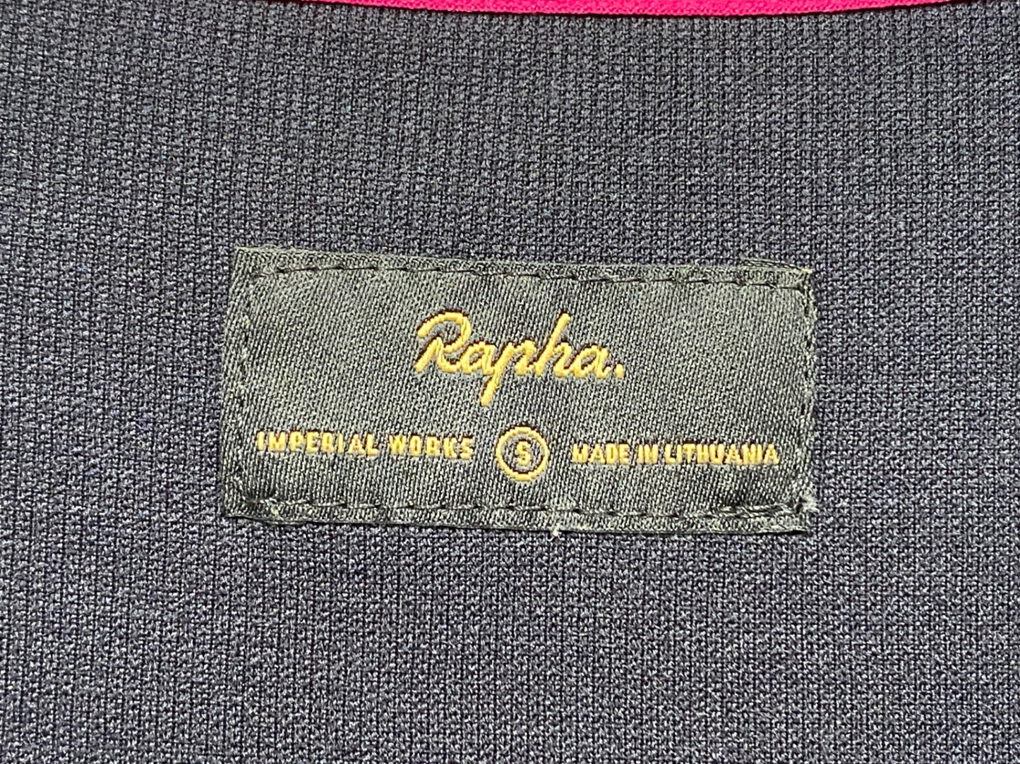 IY144 ラファ Rapha GS Imperial Works 半袖 ハーフジップ サイクルジャージ S