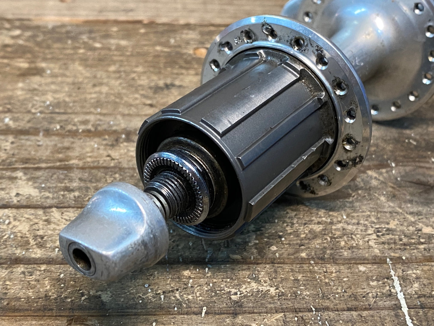 IN592 シマノ Shimano デュラエース DURA-ACE HB/FB-7700 前後ハブセット 8/9s 36H