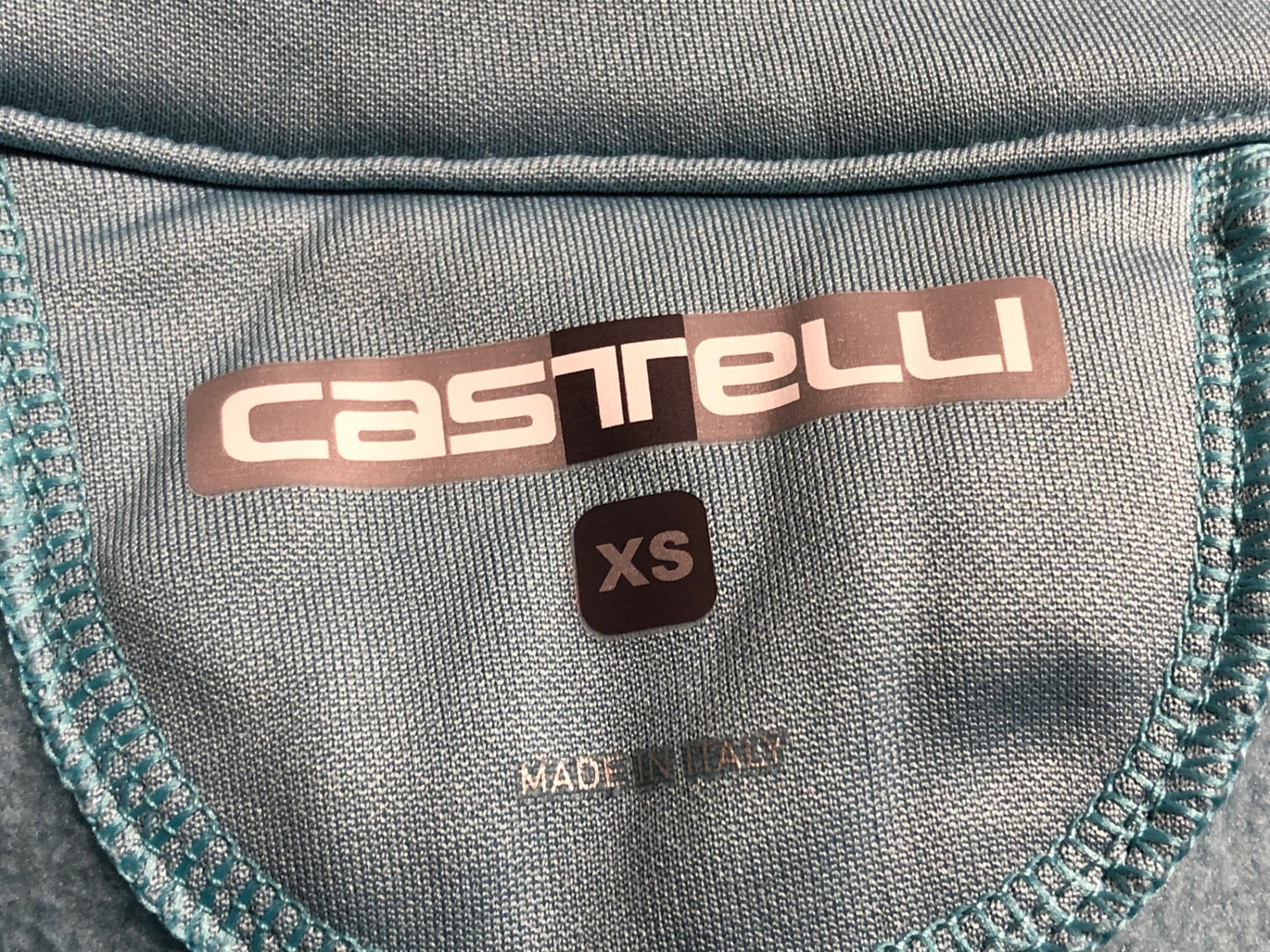 IR219 カステリ castelli 長袖サイクルジャージ 水色 XS