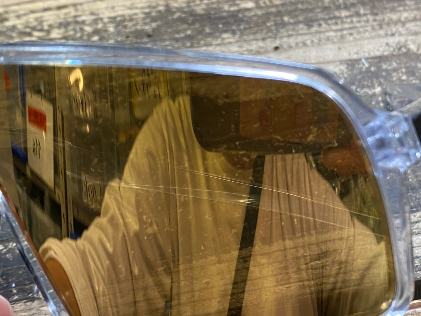 IU397 オークリー OAKLEY SUTRO サングラス アイウェア クリア レンズゴールド ※レンズ傷