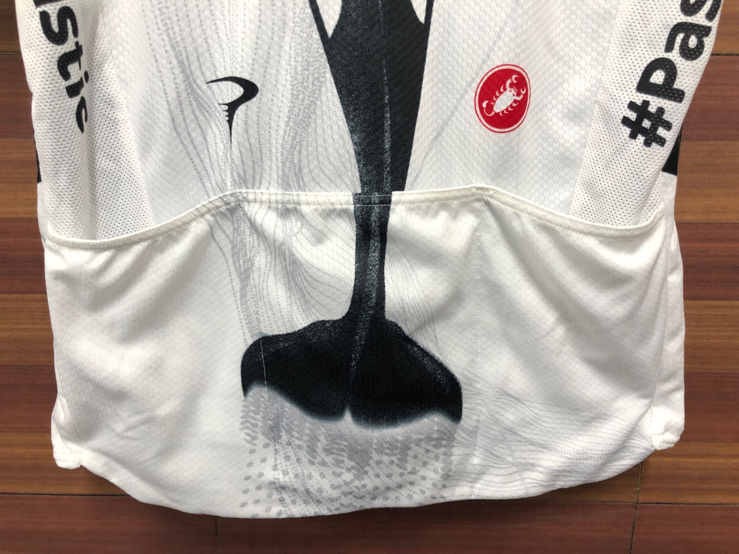 IF146 カステリ CASTELLI 半袖 サイクルジャージ 白 L TEAM SKY