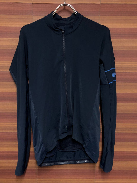 IO430 ラファ Rapha PRO TEAM LONG SLEEVE THERMAL JERSEY 長袖 サイクルジャージ ネイビー M