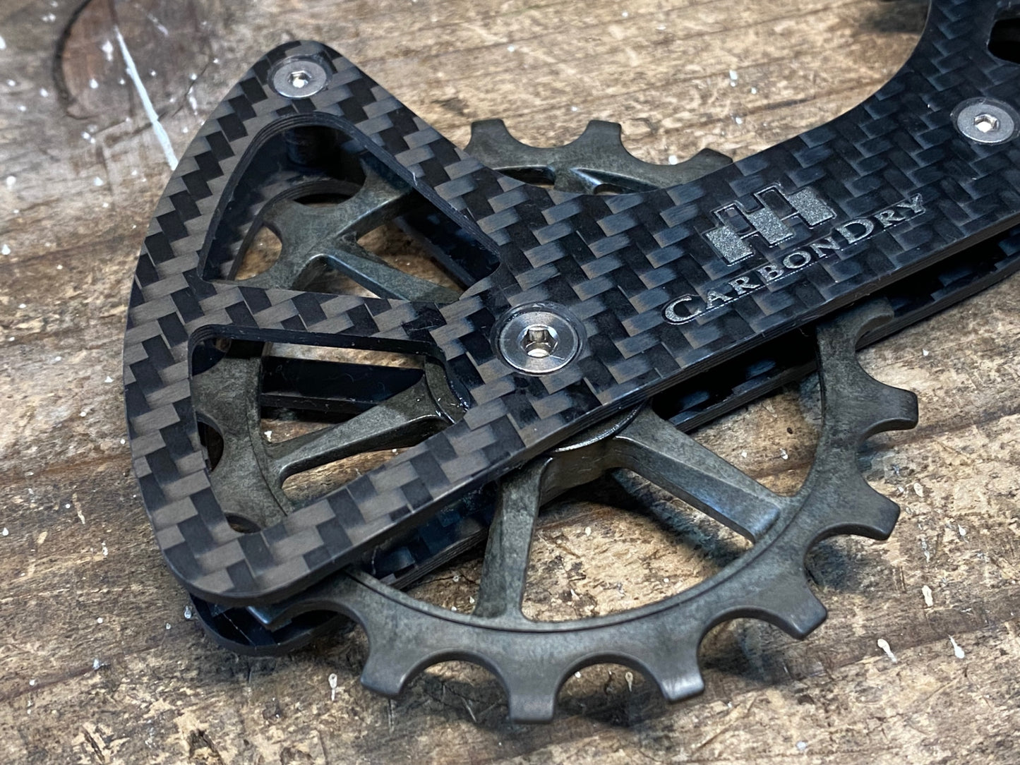 IT095 カーボンドライジャパン CDJ V3 PLUS ビッグプーリーキット 12/17T R9100系 R8000系 フルセラミックベアリング