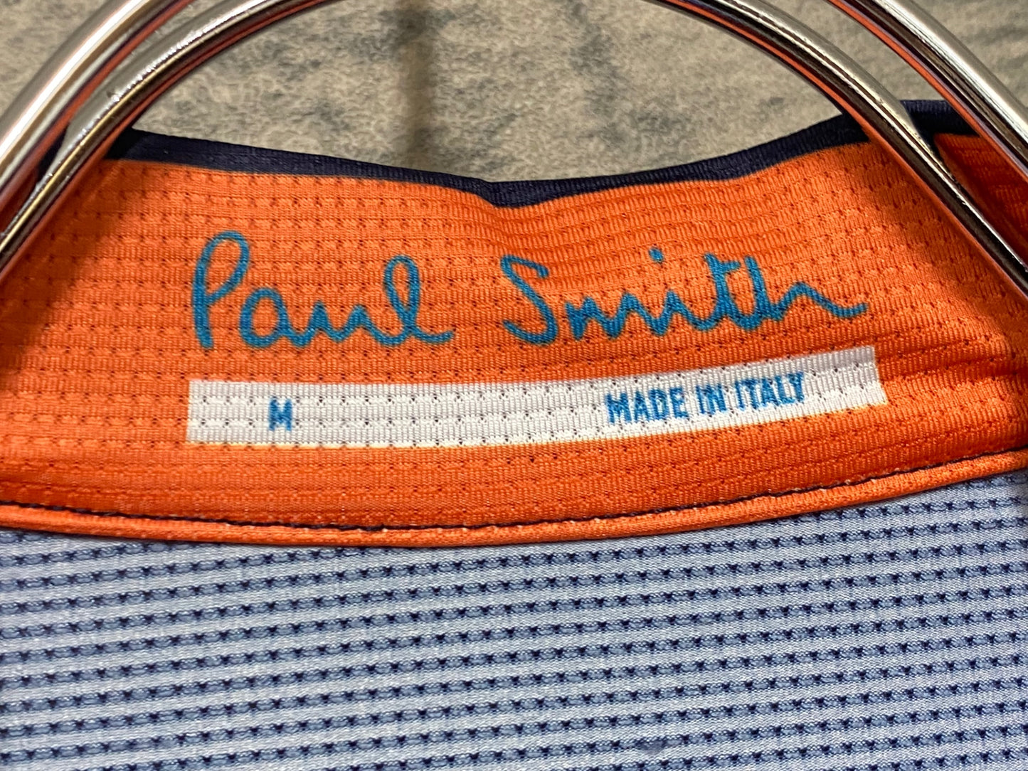 JD924 ポールスミス Paul Smith 半袖 サイクルジャージ 紺 総柄 M