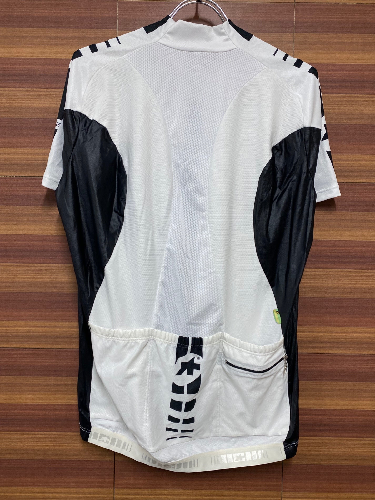 IH155 アソス assos SS.MILLE 半袖 サイクルジャージ 白 黒 M