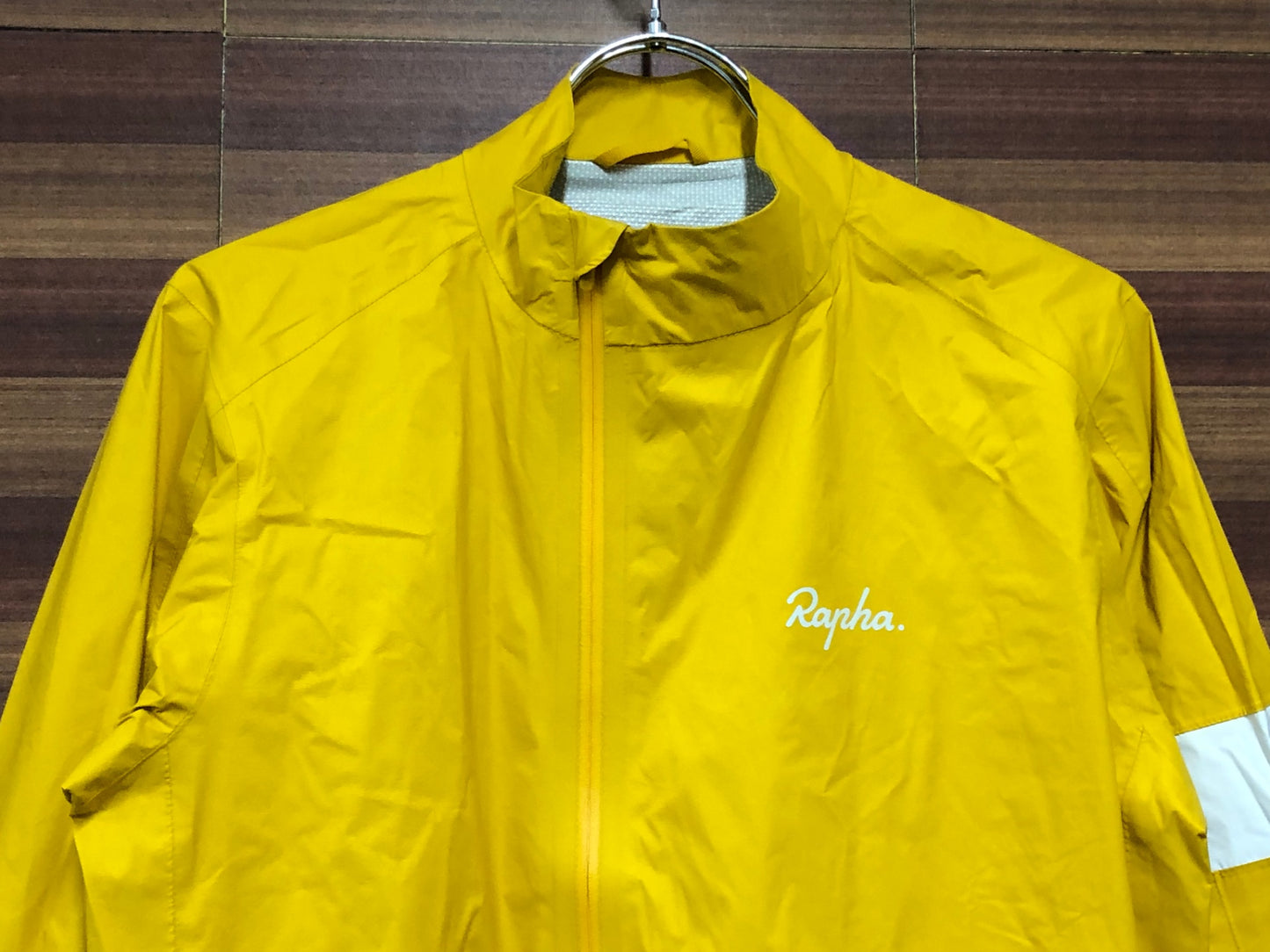 IK493 ラファ Rapha CORE RAIN JACKET Ⅱ 長袖 サイクル レインジャケット マスタード M