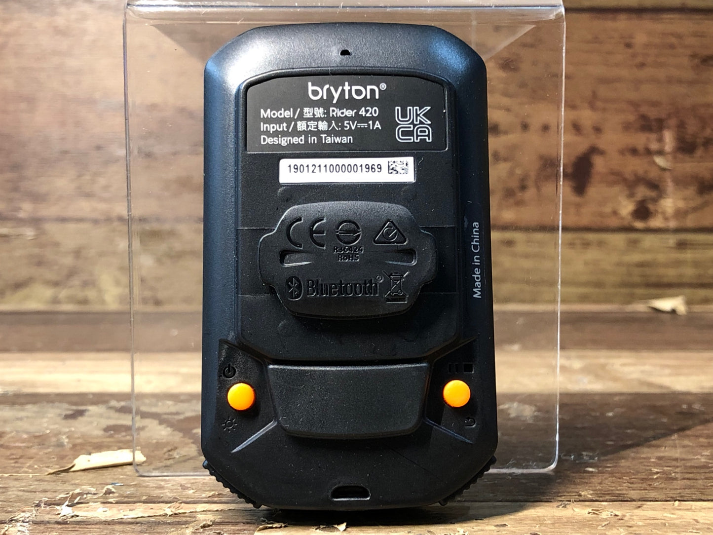 HY770 ブライトン BRYTON ライダー RIDER420 サイクルコンピューター アウトフロントマウント付属 ※起動確認済