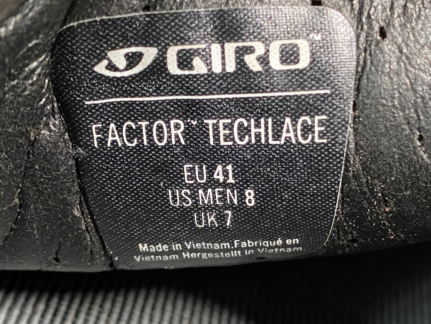 IJ041 ジロ GIRO ファクター Factor Techlace ビンディングシューズ EU41 レッド