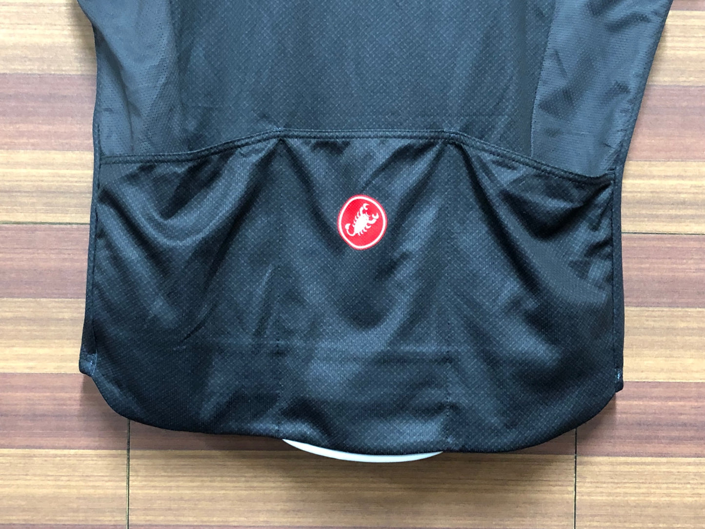 IH377 カステリ CASTELLI 半袖 サイクルジャージ 黒 L