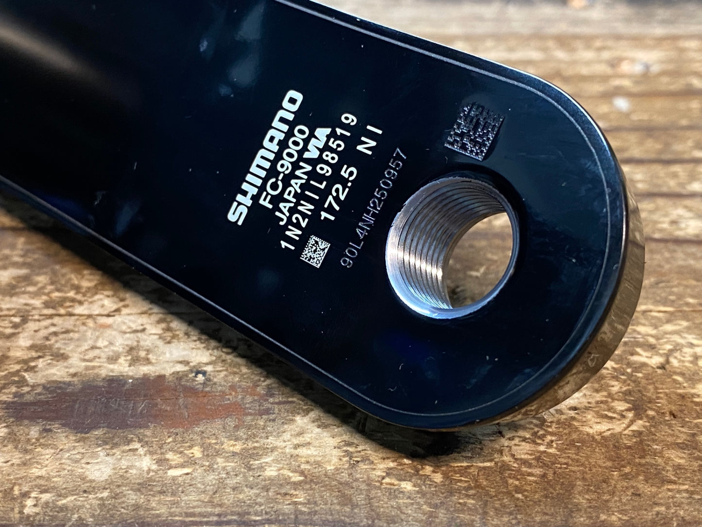 IW611 シマノ SHIMANO DURA-ACE FC-9000 クランクセット 52/36T 172.5mm 未使用品 刻印”NI” リコール検査済