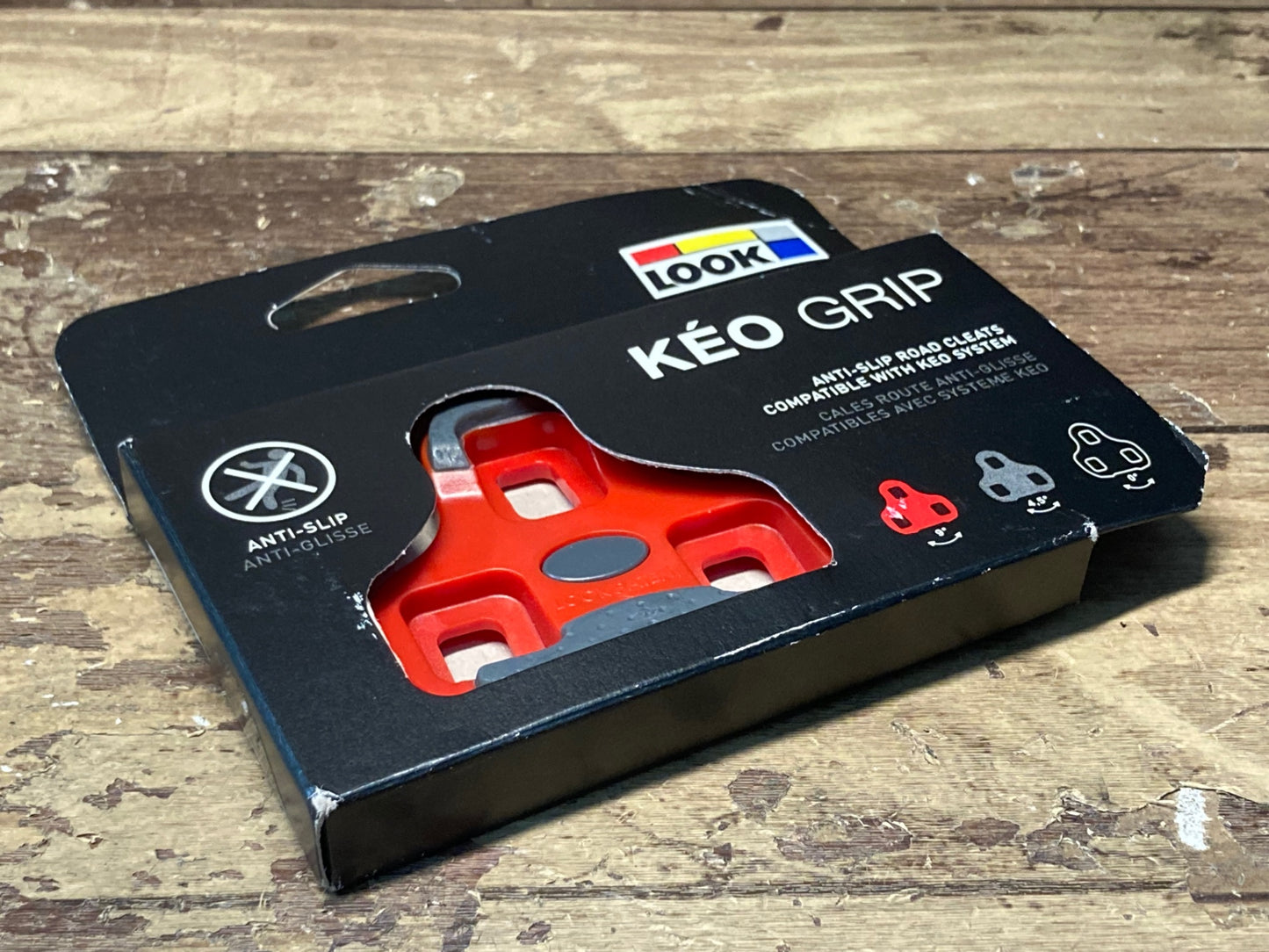 IH524 ルック LOOK ケオ KEO GRIP クリート 赤 9°