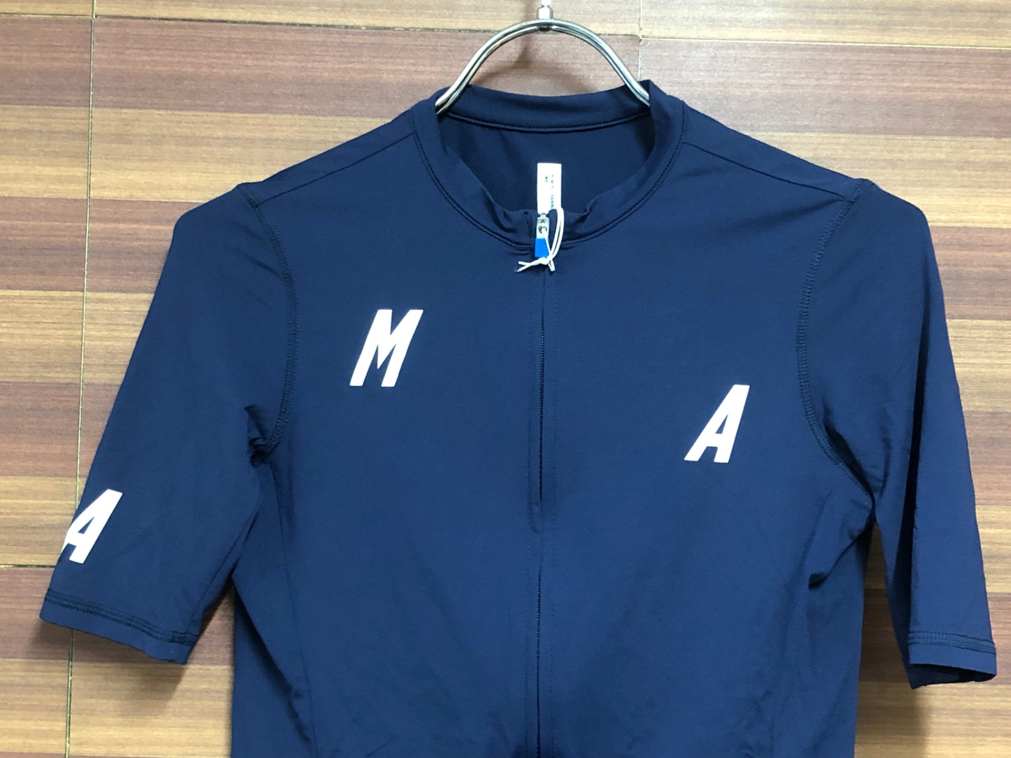 IJ665 マープ MAAP WOMEN'S TRAINING JERSEY 半袖 サイクルジャージ 紺 S 未使用