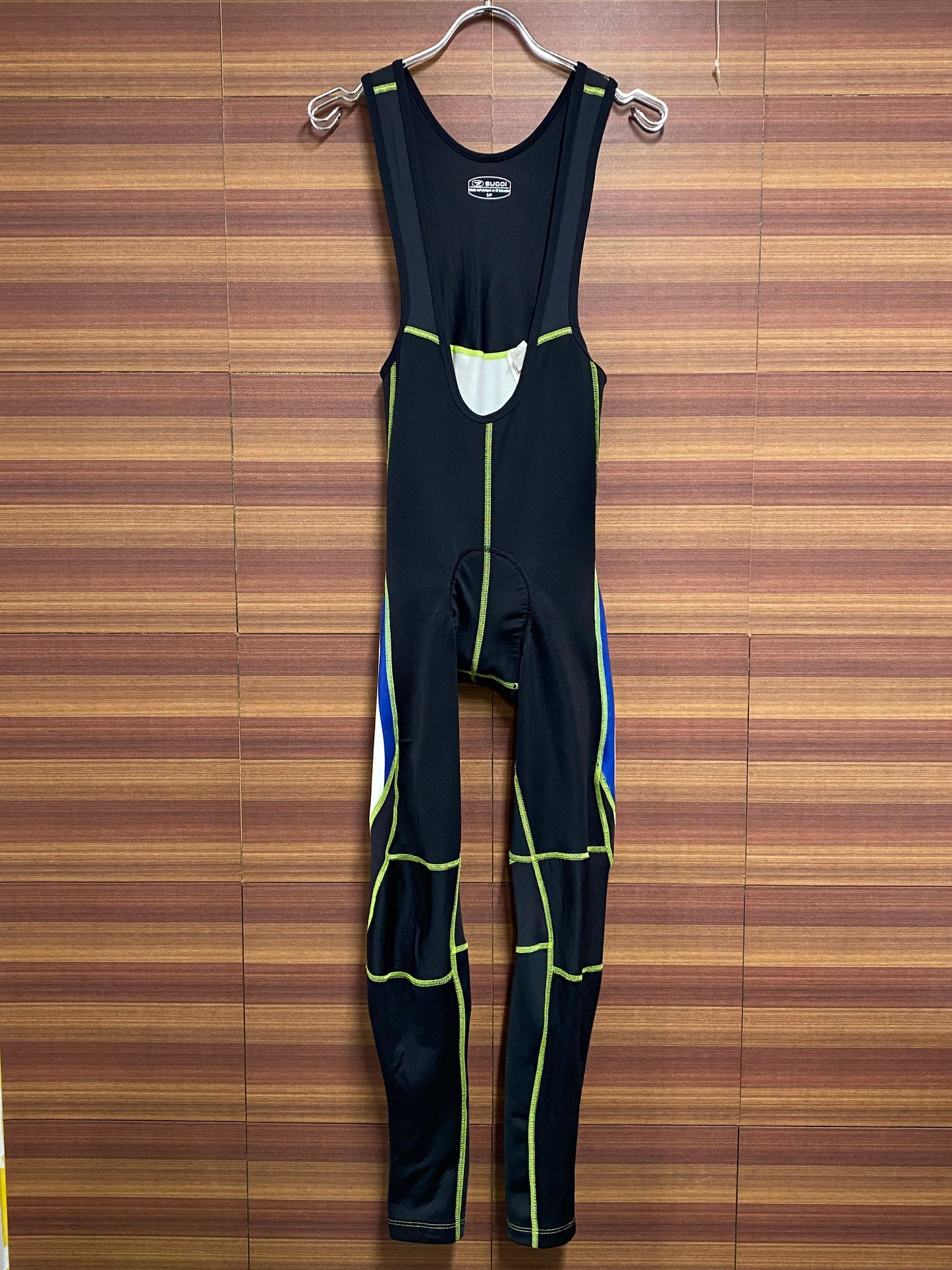 HF381 スゴイ SUGOi 長袖 サイクルジャージ ビブタイツ 上下セット 黄緑 S 裏起毛 キャノンデール