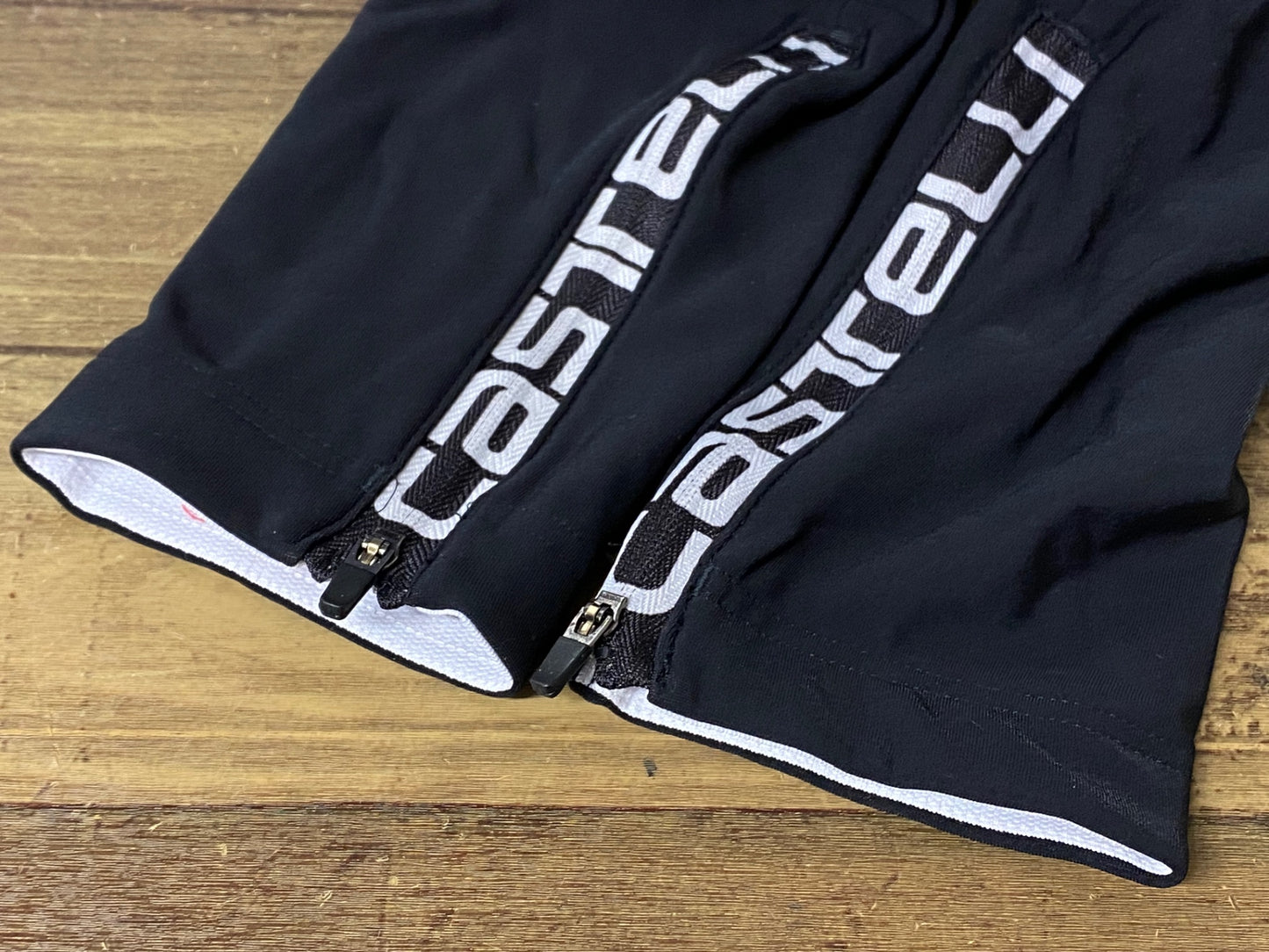 IR531 カステリ CASTELLI 裏起毛 レーサータイツ 黒 L