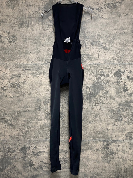 IZ622 カステリ castelli ビブタイツ 黒 M 裏起毛 擦れあり