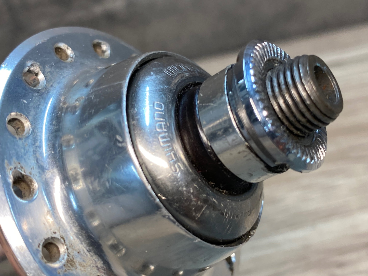 IW838 シマノ SHIMANO アルテグラ ULTEGRA FH-6500 リアハブ 10S 32H ※ゴリ感大 ジャンク