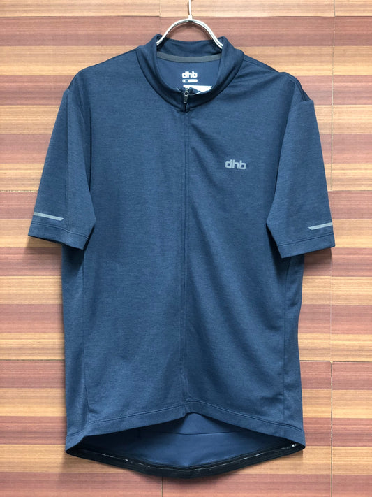 IO223 dhb 半袖サイクルジャージ 紺 M