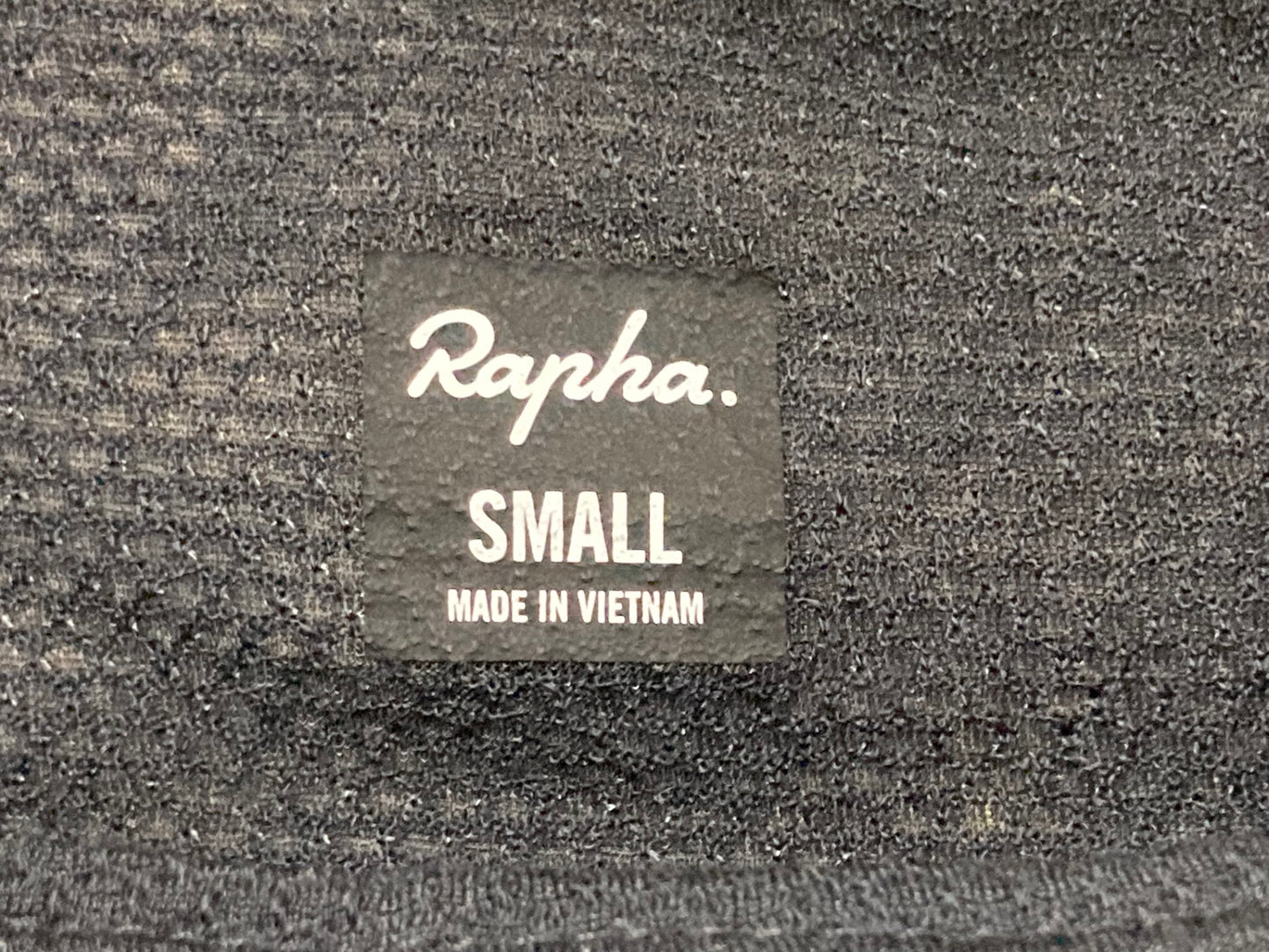 IU538 ラファ Rapha メリノベースレイヤー SHORT SLEEVE MERINO BASE LAYER 黒 S タグ印字消え