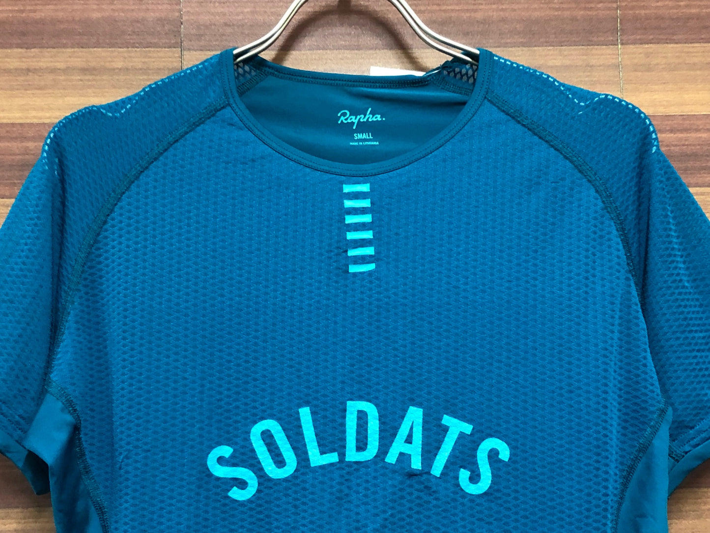 IO172 ラファ Rapha PRO TEAM BASE LAYER 半袖 ベースレイヤー ターコイズグリーン S