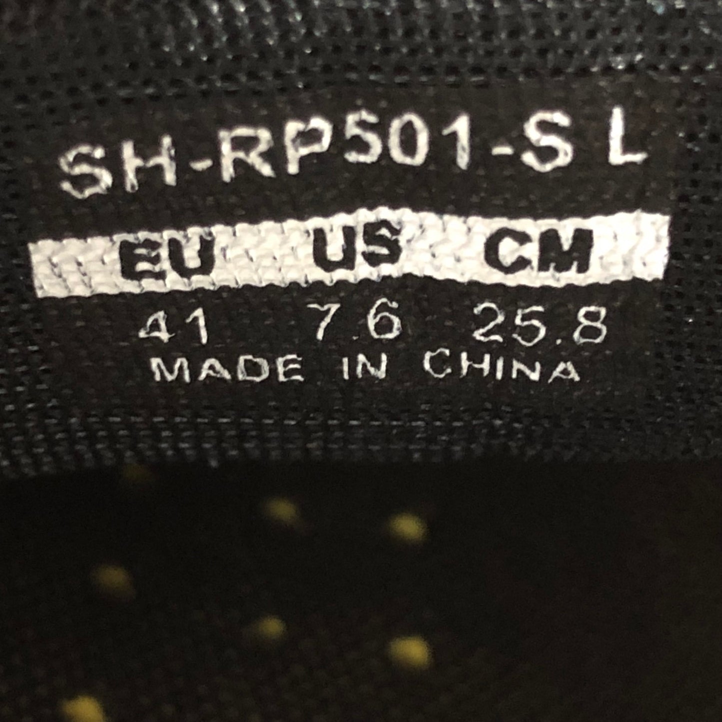 IO904 シマノ SHIMANO RP5 SH-RP501 ビンディングシューズ 黒 EU41 SPD-SL