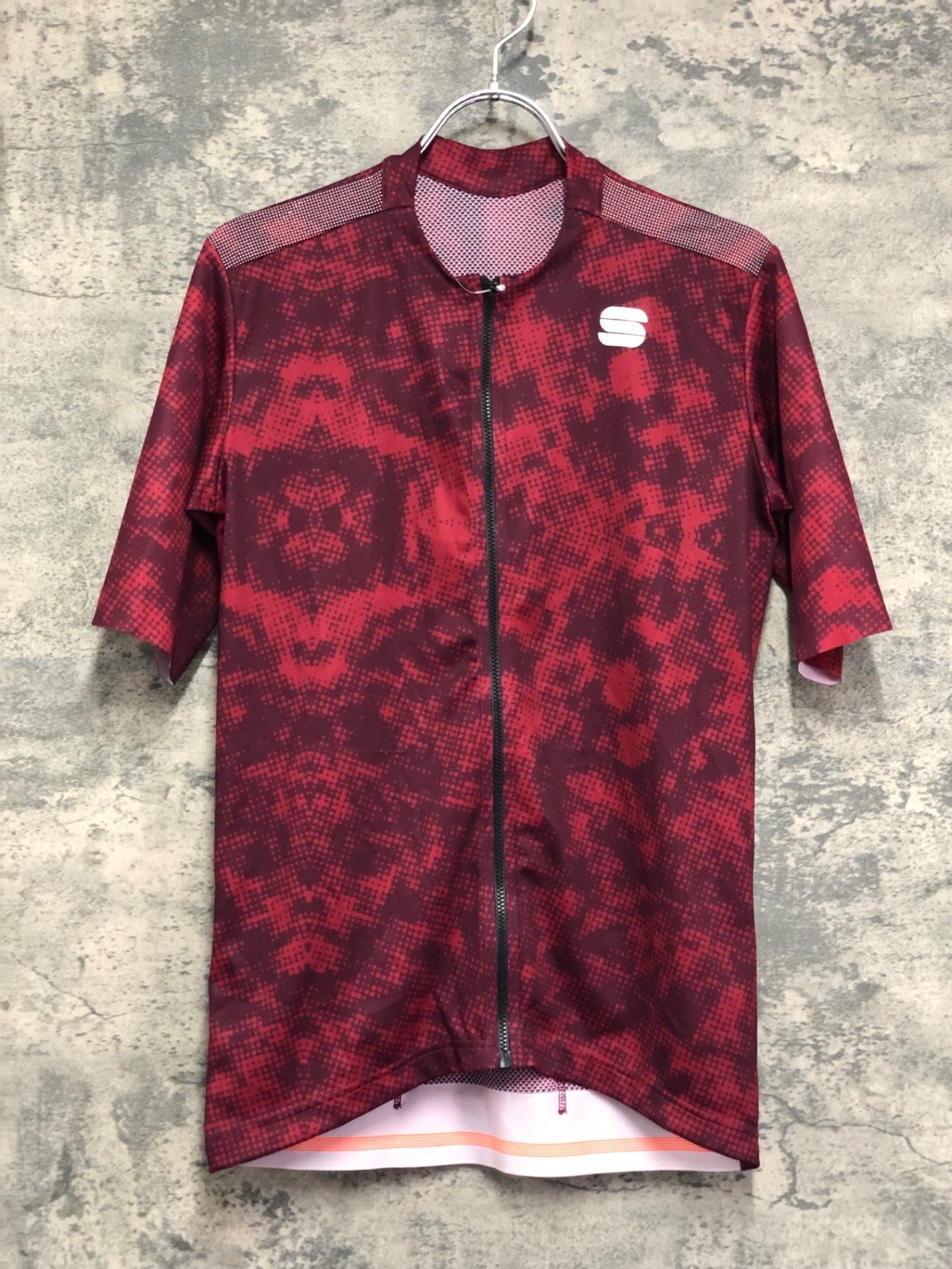 IV571 スポーツフル sportful 半袖サイクルジャージ 赤 L