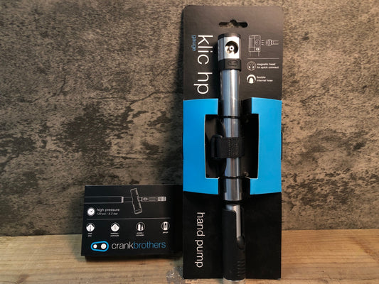 IP584 クランクブラザーズ crankbrothers Klic hp 携帯空気入れ ハンドポンプ 黒 シルバー