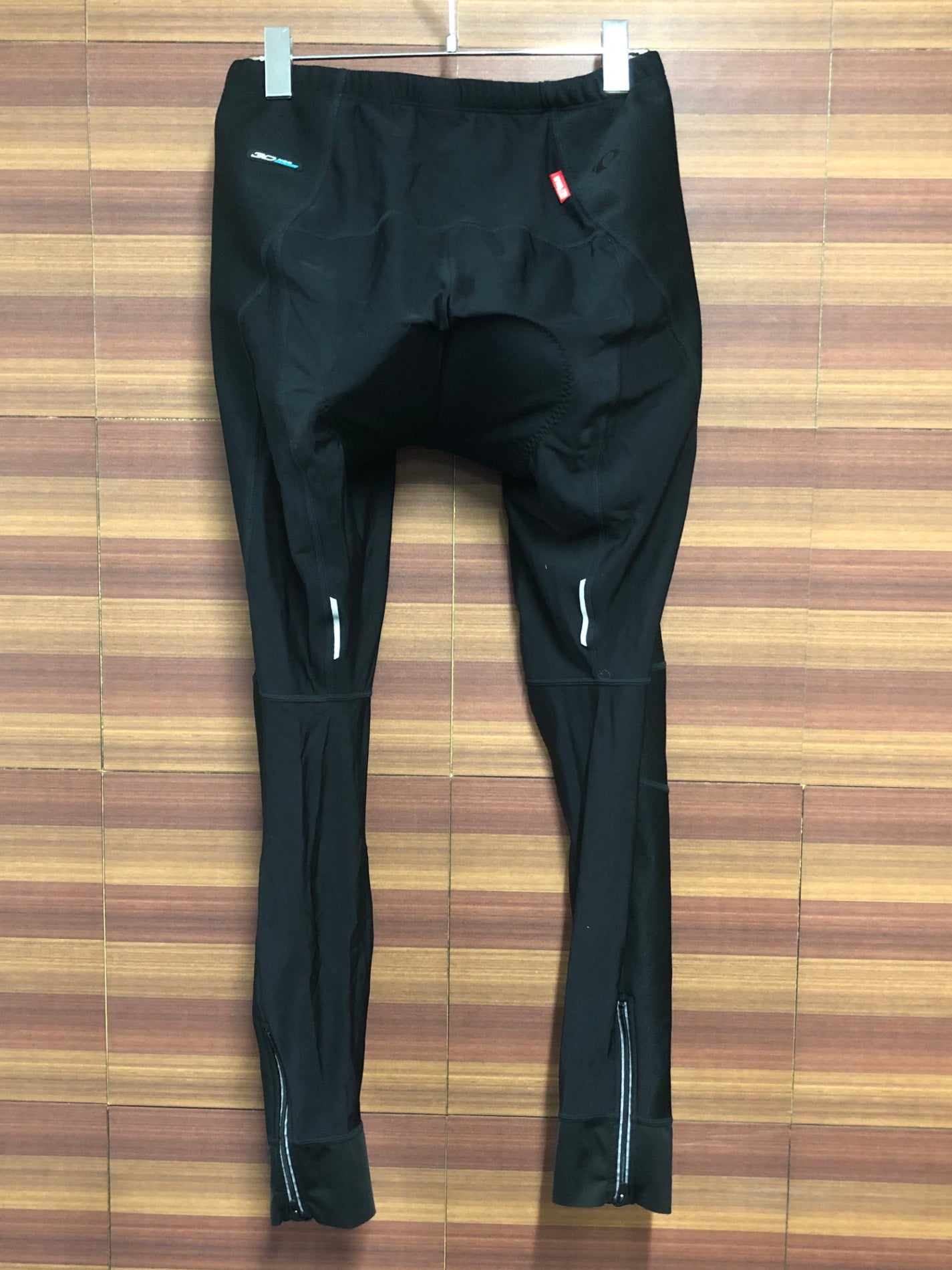 IK573 パールイズミ PEARL IZUMI 7分丈 サイクルパンツ 裏起毛 黒 Lサイズ