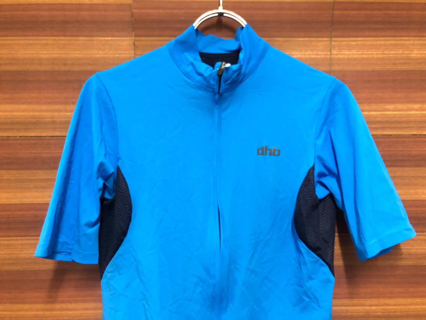 IU247 dhb 半袖 サイクルジャージ 青 紺 XS