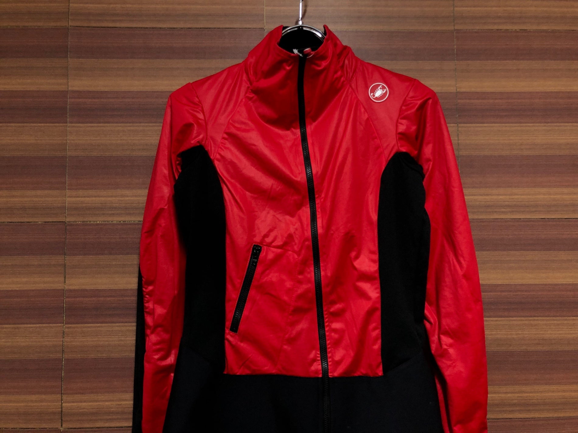 IJ196 カステリ CASTELLI ROSSO CORSA 長袖 サイクルジャケット 赤 黒 XS 裏起毛 – BICI AMORE EQ  STORE