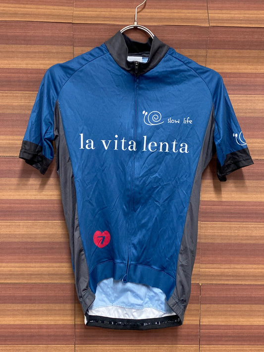 IL233 ジェッセージ GSG 半袖 サイクルジャージ 青 S