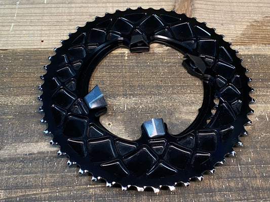 IN862 アブソリュートブラック ABSOLUTE BLACK チェーンリング セット 黒 楕円 52/36T SHIMANO R9100/R8000