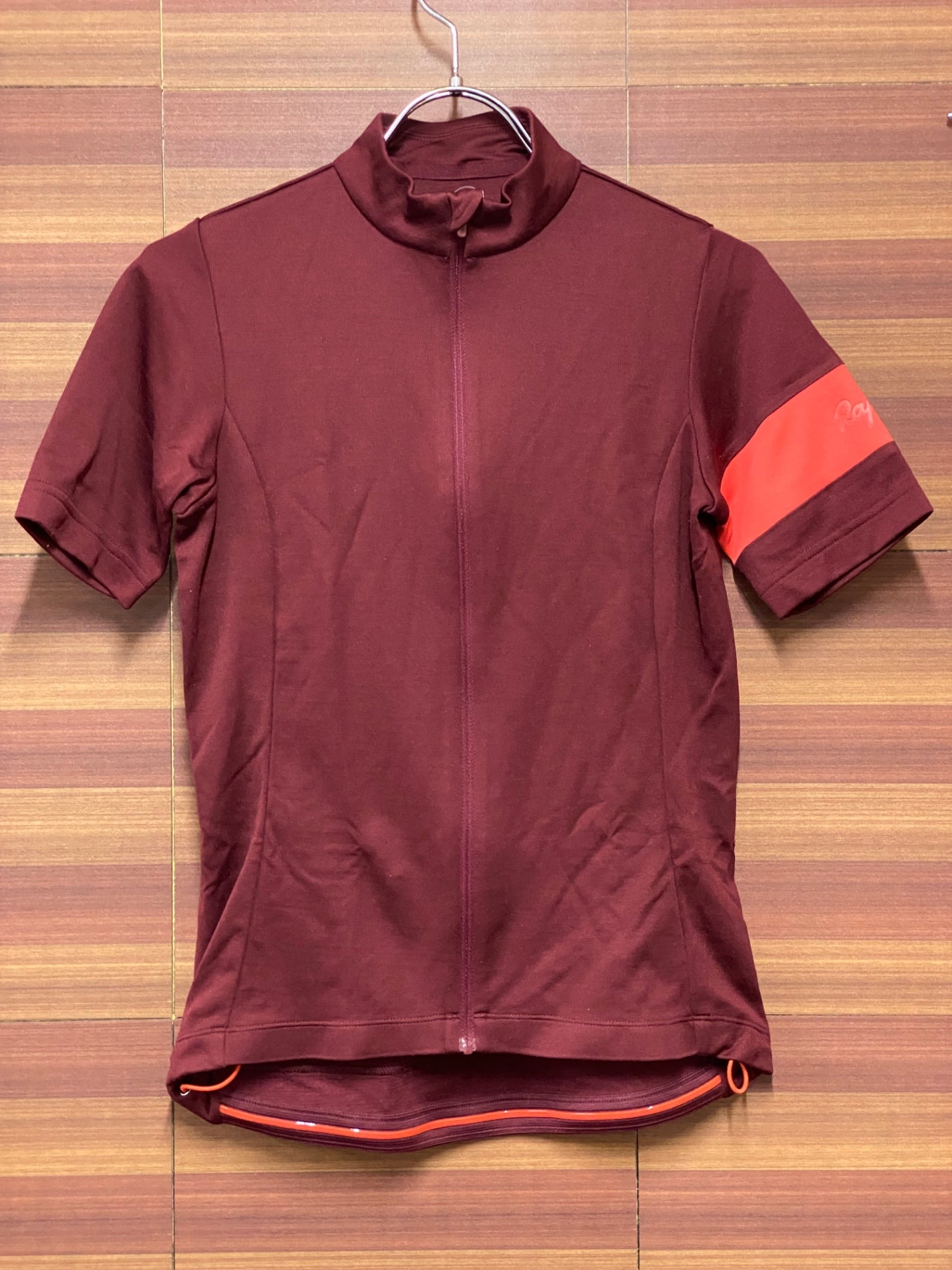 II248 ラファ Rapha WOMEN'S CLASSIC JERSEY 半袖 サイクルジャージ バーガンディー S