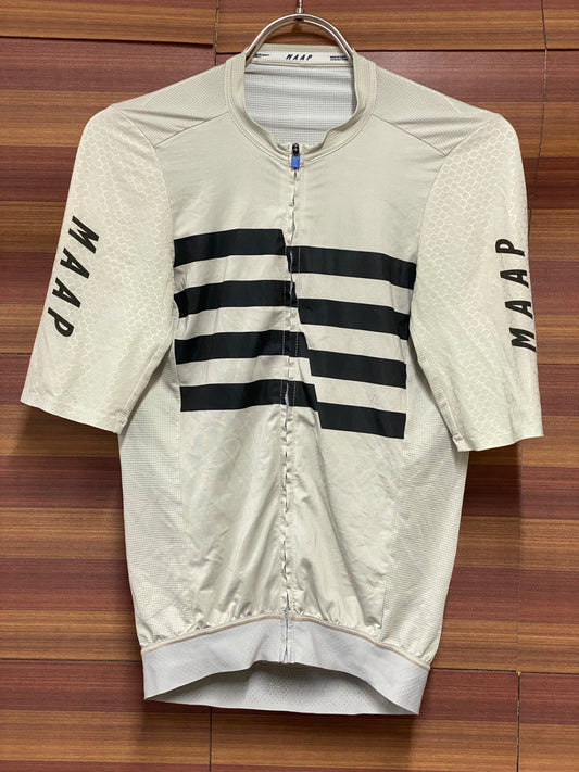 IU387 マープ MAAP PRO FIT JERSEY 半袖 サイクルジャージ グレー 紺 XS