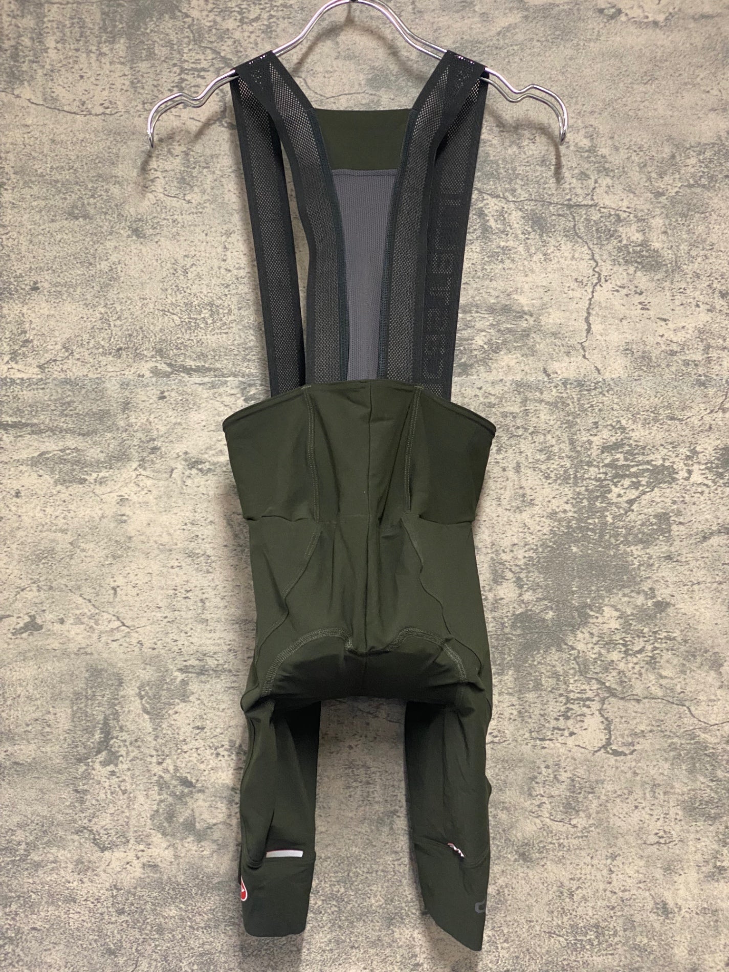 IZ178 カステリ CASTELLI ビブショーツ 深緑 M