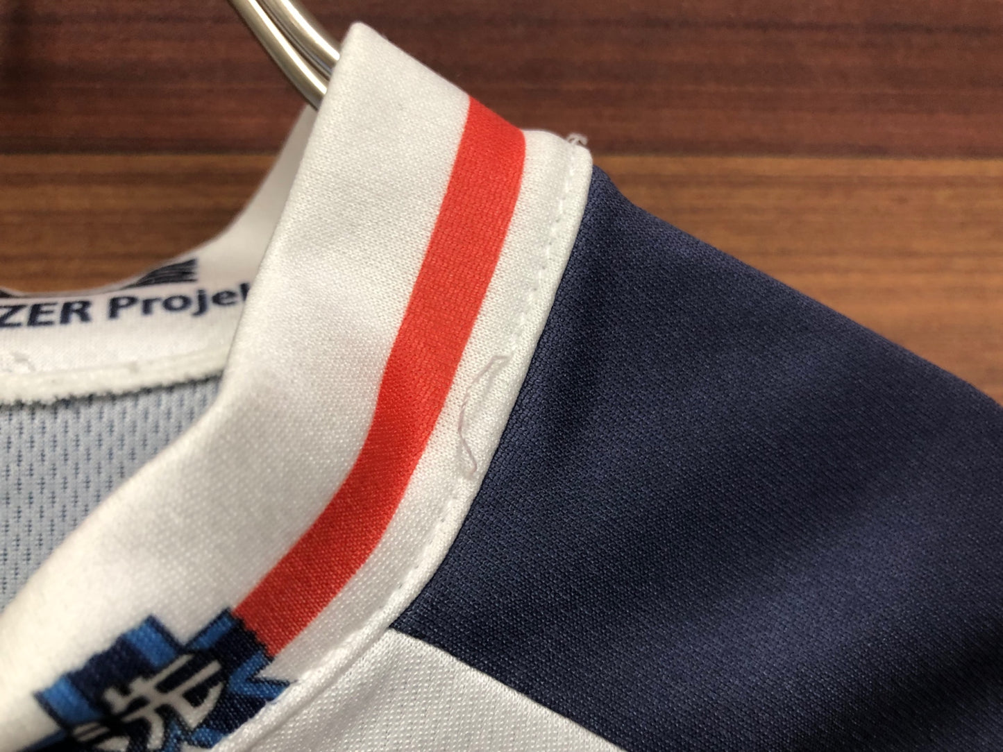 IS987 アミスポーツ amisports 半袖 サイクルジャージ 白 グレー L ガールズ＆パンツァー あんこうチーム 痛ジャージ