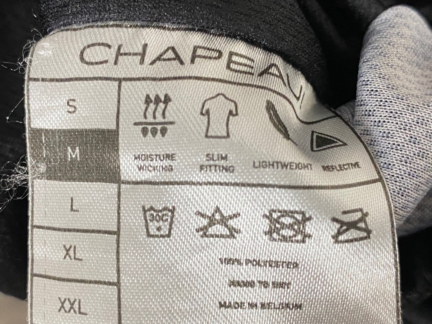 JB759 シャポー CHAPEAU! 半袖 サイクルジャージ 紺 M