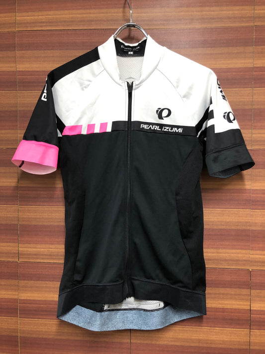 IL198 パールイズミ PEARLiZUMi 半袖 サイクルジャージ 黒白 L