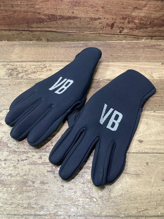 IO539 ヴェロビチ velobici 長指 サイクルグローブ 裏起毛 黒 M