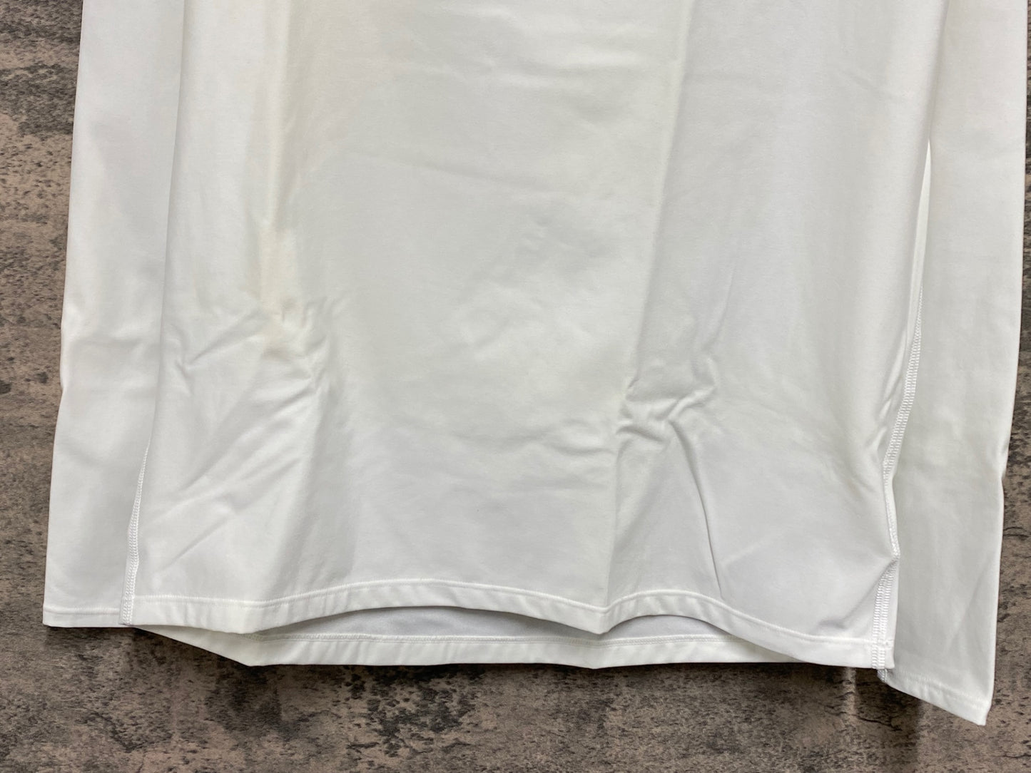 IW934 スキンズ SKINS DNAmic Force 長袖 ベースレイヤー M ホワイト 裏起毛