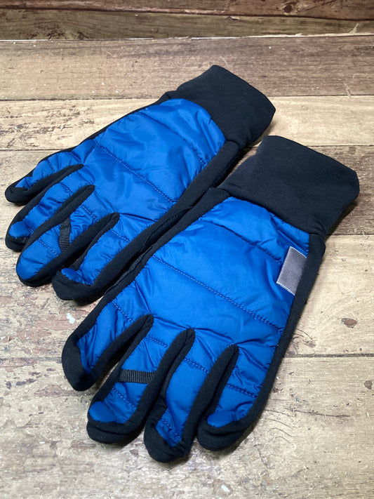 IO579 カフェドシクリステ CAFE DU CYCLISTE SPRING GLOVES 長指 サイクルグローブ 裏起毛 黒紺 M