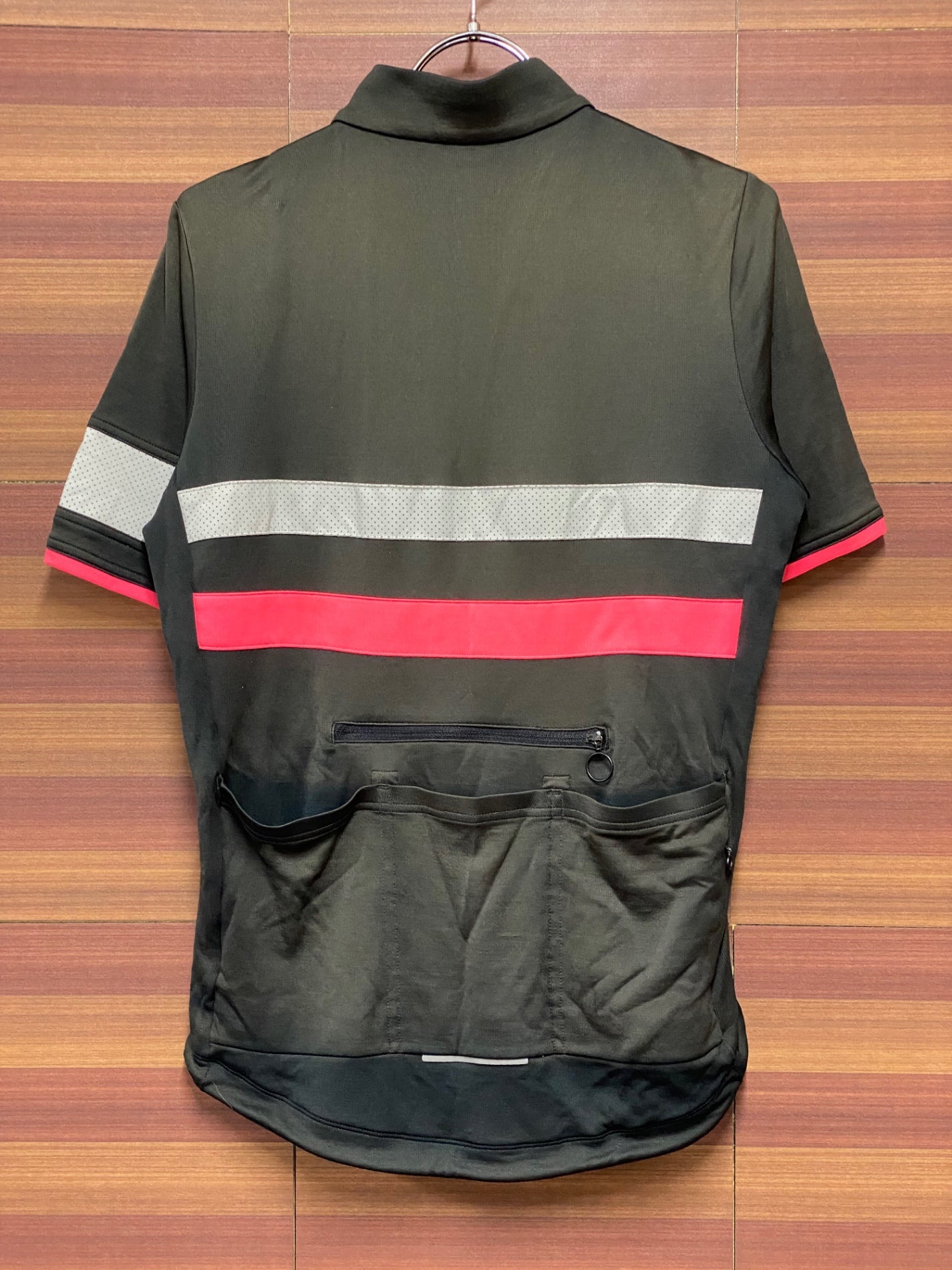 IK078 ラファ Rapha BREVET JERSEY 半袖サイクルジャージ 黒 サイズ不明