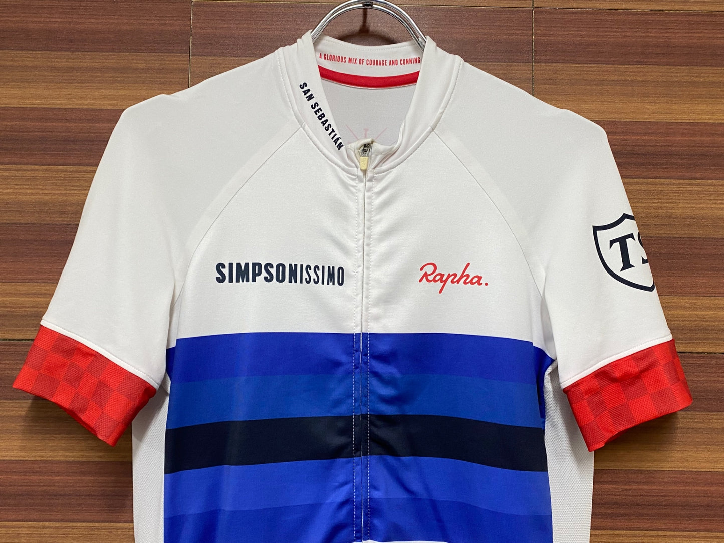 IJ232 ラファ Rapha Tommy Simpson jersey 半袖 サイクルジャージ M 限定品