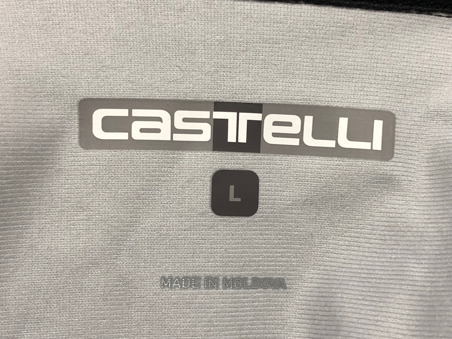 IE694 カステリ CASTELLI ロッソコルサ ROSSO CORSA 長袖 サイクルジャケット 紺 花柄 L GORE WINDSTOPPER